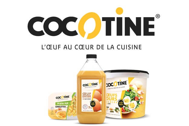 Bessis crée Cocotine pour Daucy, l’oeuf au coeur de la cuisine. Référence naming