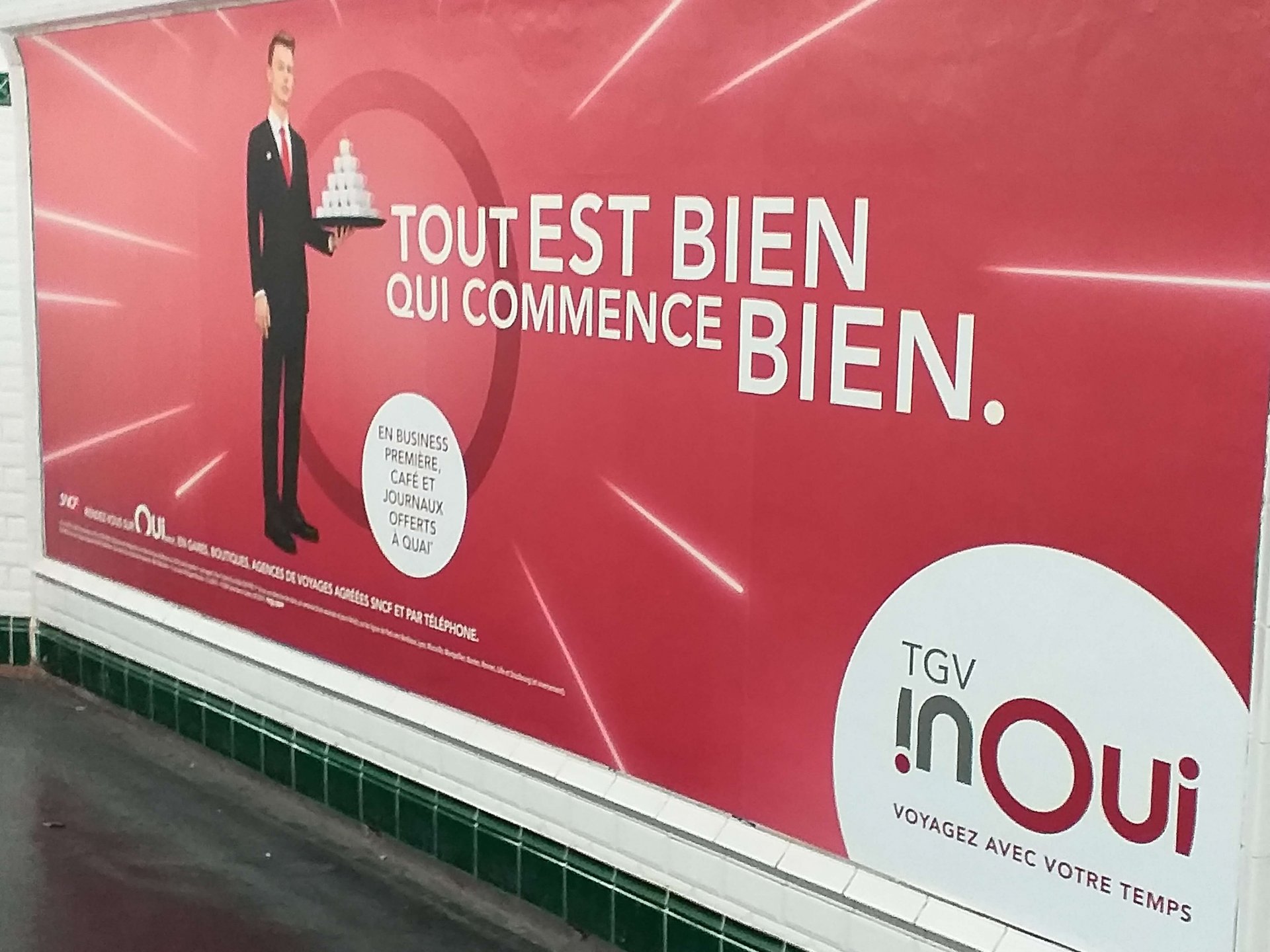 Affiche publicitaire InOui naming